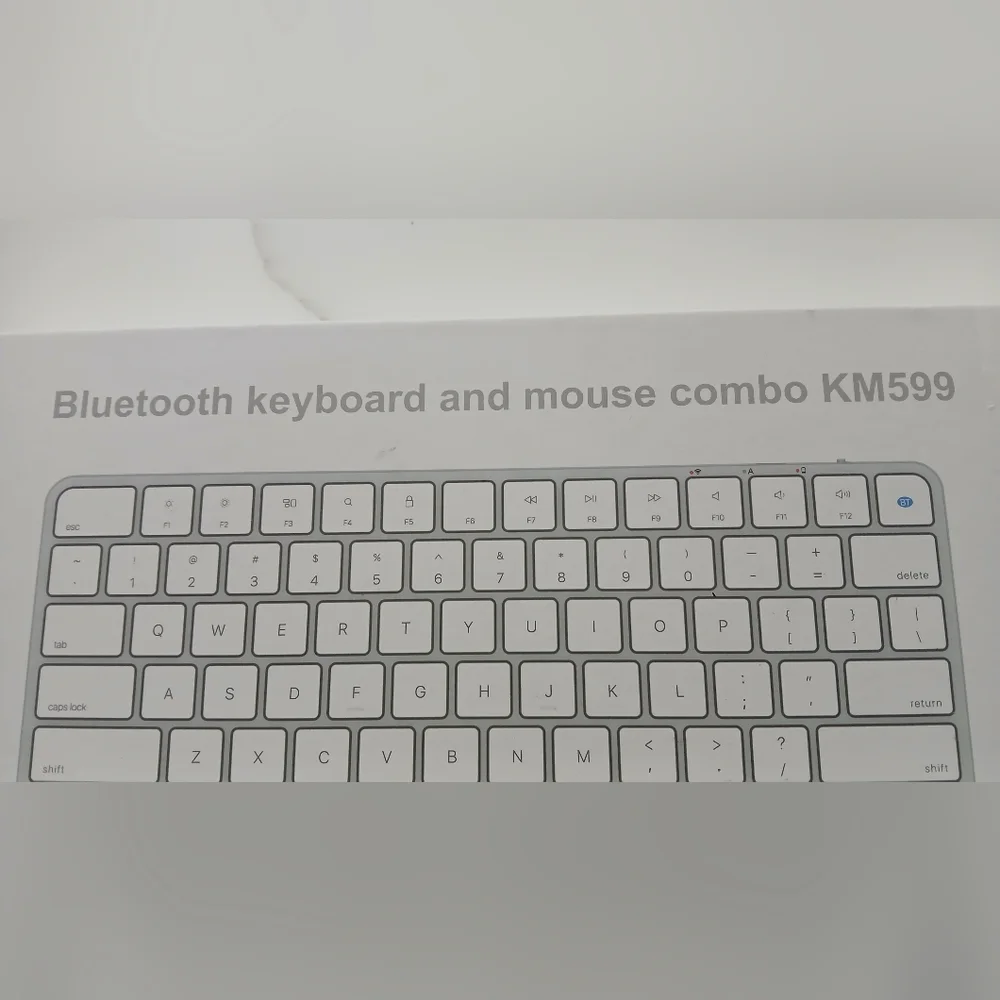 Bluetooth Keyboard and Mouse Combo for Mac – Rechargeable | Ultra-Slim KM599